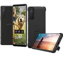 Sony Xperia 5 II 5G viedtālrunis (15,5 cm (6,1 collas) 21:9 CinemaWide FHD+ HDR OLED displejs, trīskāršā kameru sistēma, Android 12, bez SIM kartes, 8 GB RAM, 128 GB atmiņa) ar melnu korpusu, XQAS52C0B-AMA.YD