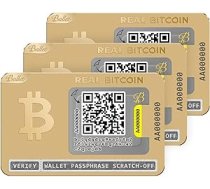 Balets Real Bitcoin, 24 karātu kriptovalūtas fiziskais maks, Bitcoin un citām kriptovalūtām ANEB08543NTQHT