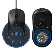 Qi bezvadu lādētājs ierīcēm Logitech G Pro X 2, G502 Plus, G703, G903 Hero, G Pro Wireless Superlight spēļu pelēm (zilā krāsā) ANEB0BW37ZSCXT