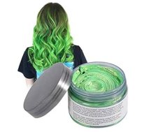 Teerova Matu krāsas vasks, Instant Hair Color Wax Pagaidu frizūras krēms dubļi 120g Matu Pomādes Dabīgs Frizūru vasks vīriešiem un sievietēm (zaļš)