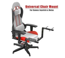 EG STARTS Universal Games Chair Halterung für Flight Sim Game Joystick Throttle Hotas Sitzhalterung Compatibel ar Logitech X56, X52 Pro, Thrustmaster T-Flight Hotas, Hotas Warthog, T.16000M, TCA