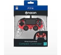 Nacon Compact Controller LED (sarkans) ANEB0BSC9FCVZT