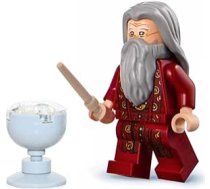 LEGO 2018 Harija Potera mini figūriņa — Albuss Dumbldors (ar melno zizli un statīvu) 75954 ANEB07L5C9W76T