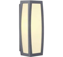 SLV Meridian Box sienas lampa efektīvai sienu un mājas ieejas āra apgaismošanai, LED prožektors, sienas gaisma, āra gaisma, dārza lampa, celiņa apgaismojums, E27, maks. 25 W