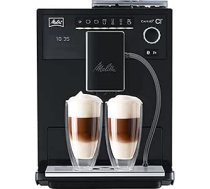 Melitta Caffeo CI - Pilnībā automātisks kafijas automāts - ar piena sistēmu - Divu kameru pupiņu tvertne - Tiešās atlases poga - 4 līmeņos regulējams kafijas stiprums - tīra melna (E970-003) ANEB09WHYB6XTT