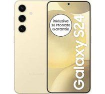 Samsung Galaxy S24 AI viedtālrunis, Android mobilais tālrunis bez līguma, 8 GB RAM, 128 GB atmiņa, 50 MP kamera, ilgs akumulatora darbības laiks, dzintara dzeltena ANEB0CNH6HFF2T