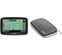 TomTom GO Classic navigācijas ierīce (6 collas) un klasiskais aizsargsomu pārnēsāšanai visiem 6 collu displeja modeļiem (piemēram, TomTom GO, Start, Via, GO Basic, GO Essential, GO Premium, Rider) ANEB09TRZV7Q9T