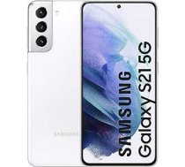 Samsung Galaxy S21 5G viedtālrunis 128GB Phantom White Android 11.0 G991B ANEB08QXMSX7KT