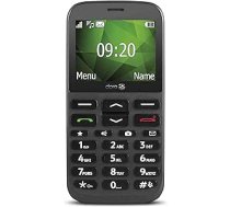 Doro 1370 atbloķēts 2G mobilais tālrunis senioriem ar platu krāsu displeju, 3MP kameru un SOS pogu, melns [Apvienotās Karalistes un īru versija] (atjaunots) ANEB09DQL3GLDT