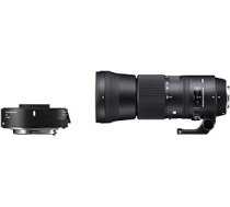 Sigma 150-600mm F5-6.3 DG OS HSM Contemporary ar TC-1401 pārveidotāja komplektu Canon EF stiprinājumam