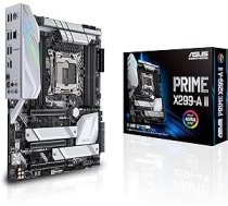 ASUS Prime X299-A II spēļu mātesplates ligzda Intel LGA 2066 (ATX, Intel X299, DDR4, M.2, USB 3.Gen 2, Aura Sync) Melns ANEB07Y6W53S6T