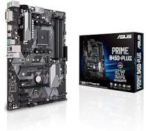 Asus Prime B450-Plus mātesplates ligzda AM4 (ATX, AMD AM4, DDR4 atmiņa, natives M.2, USB 3.1 Gen 2). ANEB07F6ZXNXKT