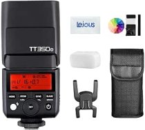 Godox TT350O Mini TTL zibspuldze Speedlite 2.4G HSS 1/8000s GN36, kas paredzēta Olympus kamerai E-P5 E-P3 Pen-F E-M10II E-M5II E-M1 E-PL8 Panasonic DMC-GX85 DMC-G7 DMC-GF101 DMC-LX100