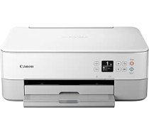 Canon PIXMA TS5351a WH printera krāsainais tintes strūklas daudzfunkciju ierīce DIN A4 (skeneris, kopētājs, OLED, 4800 x 1200 dpi, USB, WLAN, abpusējā druka, 2 papīra padevēji), balts ANE55B09RMNCMHWT