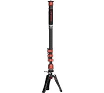 IFOOTAGE Cobra 3 C180F-P oglekļa šķiedras kameras monopods, teleskopisks video monopods, novatorisks pedāļu dizains, piemērots spoguļkamerām un videokamerām (180 cm)