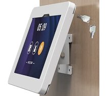 Beelta sienas stiprinājums, slēdzama atslēga, saderīga ar Samsung Galaxy Tab A8 10,5 collu, metāla planšetdatora sienas stiprinājums viedajām mājām, trenažieru zālei, konferenču telpai, balts ANEB0C2BZ9J9RT