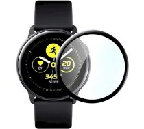 Fusion Nano 9H aizsargstikls pilnam ekrānam Samsung Galaxy Watch Active 2 44 mm melns FSN-TG5D-GWA244