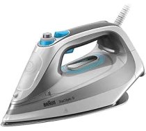 Braun TexStyle 9 tvaika gludeklis SI 9270WH — gludeklis ar Freeglide 3D zoli, vertikāls tvaiks, 3100 vati, balts