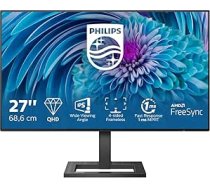 Philips 275E2FAE 27 collu QHD spēļu monitors, 75 Hz, 4 ms, AdaptiveSync (2560 x 1440, HDMI, DisplayPort) Melns