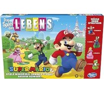 Hasbro Das Spiel des Lebens (vācu versija) Super Mario galda spēle bērniem vecumā no 8 gadiem, spēlējiet mini spēles, vāciet zvaigznes un cīnieties pret Bowser ANEB097F1H393T