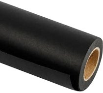 RUSPEPA melns kraftpapīrs - dabīgs pārstrādāts papīrs, kraftpapīra rullis ideāli piemērots amatniecībai, mākslai, mazu dāvanu iesaiņošanai, iesaiņošanai, pastam, nosūtīšanai un pakām - 76,2 cm x 30 m