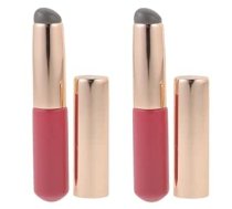 Popetpop Pack of 2 silikona lūpu otu lūpu krāsas aplikatori Silikona lūpu kosmētikas otiņa Makeup Beauty lūpu krāsas otiņa ar vāciņu lūpu krāsai lūpu spīdums lūpu maska acu ēnas