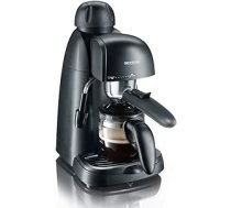 SEVERIN Espressomaschine, kleine Kaffeemaschine für bis zu 4 Tassen Espresso, Kaffeemaschine mit Milchschäumer für Kaffee-Milch-Spezialitäten, ideāls für Singles, schwarz, KA 5978 ANEB00U0AEL7IT