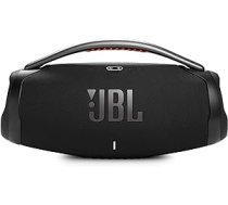 JBL Boombox 3 — bezvadu Bluetooth skaļrunis — pārnēsājama ūdensnecaurlaidīga mūzikas kaste ar iekštelpu un āra režīmu — 24 stundu atskaņošanas laiks — melns ANEB0B5F5Z66LT