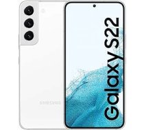 Samsung Galaxy S22, Android viedtālrunis bez līguma, 6,1 collu dinamisks AMOLED displejs, 3700 mAh akumulators, 256 GB/8 GB RAM, mobilais tālrunis fantoma baltā krāsā, ieskaitot - ANEB09QH3BY1ZT