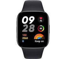 Xiaomi Redmi Watch 3, GPS, melns, melns, moderns