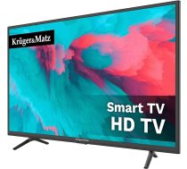 Krüger&Matz KM0232-S6, 81,82 cm (32 zolli) LED LCD Fernseher (HD Smart DVB-T2 / S2 H.265 60 Hz, USB Media) Modelljahr 2023 [Energieeffizienzklasse: E] ANEB0CBS6N8DVT
