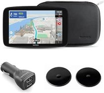 TomTom Camping Navigation GO Camper Max 2nd Generation Premium Pack (7 collu HD displejs, POI dzīvojamajām mājām un treileriem, atjauninājumi, izmantojot Wi-Fi, saglabājiet vairākus profilus, izvairieties no vides zonām, TomTom