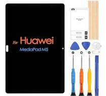 ARSSLY priekš Huawei MediaPad M5 Lite 10 LCD displeja nomaiņas ciparu pārveidotāja skārienekrāns priekš Huawei M5 Lite 10,1 collu BAH2-W19 BAH2-L09 melns ANEB0BZ3BSKHLT