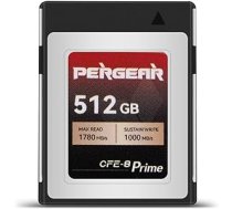 PERGEAR 512GB CFexpress B tipa atmiņas karte, rakstīšanas ātrums līdz 1780 MB/s un 1000 MB/s nepārtrauktas lasīšanas ātrums video un fotoattēliem, atbalsts Nikon Z8 8K 60p N-RAW ierakstīšanai ANEB0CN8QGWS6T