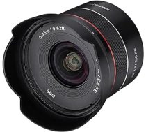 Samyang AF 18mm F2.8 FE (niecīgs, bet īpaši plats) — pilna kadra automātiskā fokusa un APS-C fiksētā fokusa objektīva Sony E stiprinājums, kas paredzēts Sony Alpha A9 A7 A6600 A6500 A6400 A6300 A6000 A5100 A5000 Nex kamerai