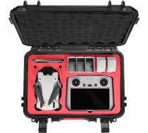 Skyreat Mini 3 Pro RC futrālis, ūdensizturīgs pārnēsāšanas soma ABS korpuss Triecienizturīgs ar putu ieliktni DJI Mini 3 Pro ar DJI RC kontroliera piederumiem, Anti-Crash ar pilnu aizsardzību, melns, mini 3 pro soma