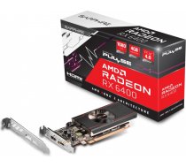 Sapphire Radeon RX 6400 Pulse Gaming 4GB GDDR6 grafikas karte 11315-01-20G