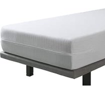 Velfont elastīgs matrača pārvalks ar rāvējslēdzēja matrača pārvalku Izturīgs un elpojošs auduma virsmatracis matrača augstumam 15 - 30 cm, 180 x 200 cm