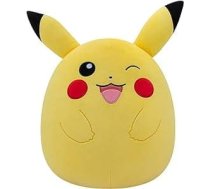 Squishmallows Pokemon 14" Pikachu plīša - pievienojiet Pikaču savai komandai, Ultrasoft pildīta rotaļlieta liela plīša, oficiālais Kelly Toy plīša