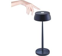 Zafferano Sister Light aptumšojama LED galda lampa, IP65, piemērota lietošanai iekštelpās un ārā, USB lādētājs, augstums 32,8 cm - anodēta zila