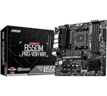 MSI MAG B550M Mortar WiFi AMD AM4, DDR4, M.2 USB 3.2 Gen 2, WLAN 6 HDMI M-ATX spēļu mātesplate, AMD Ryzen™ 5000 procesori