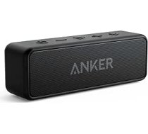 Anker SoundCore 2 Bluetooth skaļrunis, milzīgs bass ar dubulto basu draiveriem, 24h akumulators, uzlabota IPX7 ūdens aizsardzība, bezvadu skaļrunis (atjaunots)