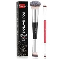 Start Makers Make Up Brush Start Makers Iepakojumā 2 divpusējas Foundation Brush korektora otiņa, augstas kvalitātes sintētiskā aplauzuma otiņa šķidra pulvera korektora krēma sajaukšanai