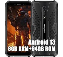 Ulefone Armor X12 Pro āra mobilie tālruņi bez līguma 2023, MTK G36 8GB + 64GB āra viedtālrunis Android 13, 13MP + 8MP, 5,45 collu HD+, 4860 mAh akumulators, IP68 mobilais tālrunis bez līguma,