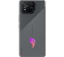 ASUS ROG Phone 8, ES oficiālais tālrunis, Rebel Grey, 12 GB RAM, 256 GB atmiņa, Snapdragon 8 Gen 3, 6,78 collu AMOLED 165 Hz, 50 MP Gimbal kamera