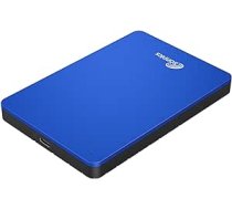 Sonnics 1TB Blue ārējais pārnēsājamais cietais disks C tipa USB 3.1 savietojams ar Windows PC, Mac, Smart TV, Xbox One/Series X un PS4/PS5 ANEB0B3F9MPY7T