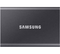 Samsung T7 pārnēsājamais SSD — 1 TB — USB 3.2 Gen.2 ārējais SSD, titāna pelēks (MU-PC1T0T/WW)