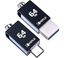64 GB USB zibatmiņas disks USB C 3.0 OTG Type C savietojams ar Samsung Galaxy Tab Pro S, S4 10.5 / S3 9.7, A 10.1 (2019) / A 10.5, S5e, Note 7 planšetdators, 64 GB Memory Stick PenDrive mobilajam tālrunim PC ANEB07W92P39MT