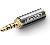 Adaptera spraudnis Audio adaptera ligzda 2,5 mm vīrišķais ligzda 3,5 mm sieviešu ligzda, melna
