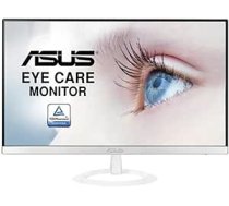 ASUS Eye Care VZ249HE-W — 24 Zoll Full HD monitors — Schlankes dizains, Rahmenlos, nemirgojošs, blaulichtfilter — 75 Hz, 16:9 IPS panelis, 1920x1080 — HDMI, D-Sub, Weiß ANEB0777WPMPHT